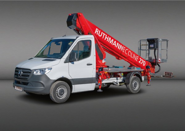 De nieuwe Ruthmann ECOLINE 270 is gepresenteerd op de BAUMA 2022 | Kwak ...