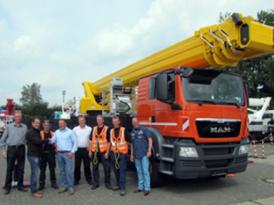 Nieuwe 54 meter Ruthmann Truckhoogwerker bij Siesling B.V. te Eelde